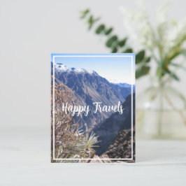 Happy Travels Colca Canyon, Peru Feiertagskarte