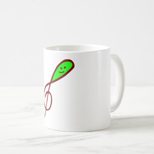 Happy Treble Clef Tasse (VorderseiteRechts)