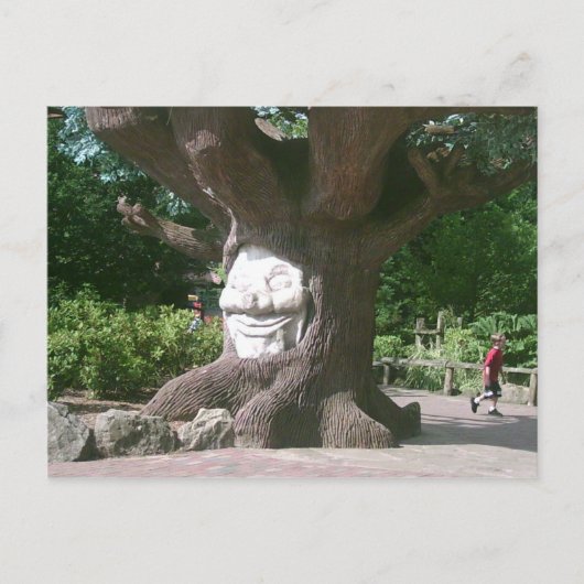 Happy Tree at Alton Towers Postkarte (Vorderseite)