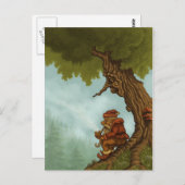 Happy Tree Fantasy Postcard Postkarte (Vorne/Hinten)