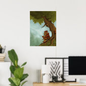 Happy Tree Fantasy Poster (Heimbüro)