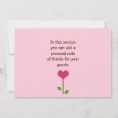 Happy Tree Owls Baby Dusche Danke Karte (Rückseite)