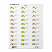 Happy Tree Owls PRINTABLE ADDRESS ETIKETTEN (Vorne)