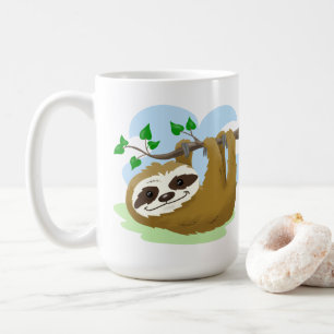 Happy Tree Sloth Kaffeetasse