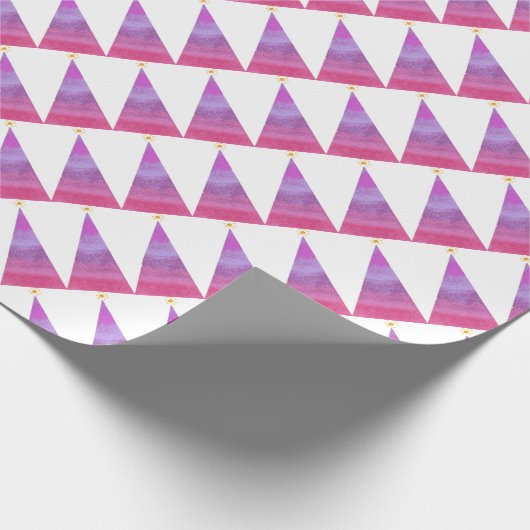 Happy Trees Holiday Wrap Geschenkpapier (Ecke)