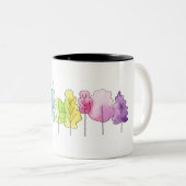 Happy Trees Zweifarbige Tasse (VorderseiteRechts)