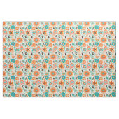 Happy Trendy Retro Floral Stoff (Fat Quarter (45,7 x 55,9 cm))