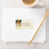 Happy Trick oder Treaters Vintag Address Label Adressaufkleber (Insitu)