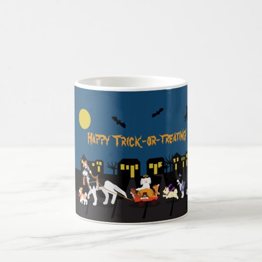 Happy Trick oder Treating! Kaffeetasse (Mittel)