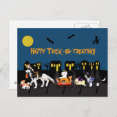 Happy Trick oder Treating! Postkarte (Vorne/Hinten)