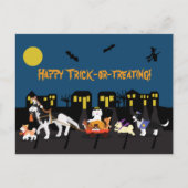 Happy Trick oder Treating! Postkarte (Vorderseite)