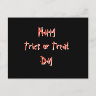 Happy Trick or Tree Day Postkarte