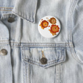 Happy Trio des Niedlichen Cartoon Lions Button Abz (Beispiel)