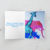 Happy Trio Karte (Innenseite)