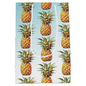Happy Tropical Cream Aqua Ananas Mittlere Geschenktüte (Rückseite)