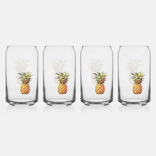 Happy Tropical Pineaple Dosenglas (Hinten)