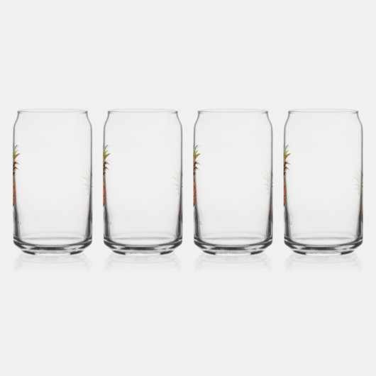 Happy Tropical Pineaple Dosenglas (Links)