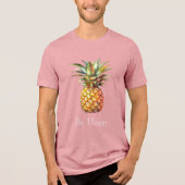 Happy Tropical Pineaple Tri-Blend Shirt (Vorderseite)