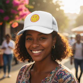 Happy Trucker Hat Truckerkappe