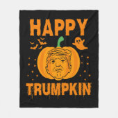 Happy Trumpkin macht Halloween wieder groß Fleecedecke (Vorderseite)