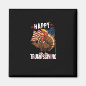 Happy Trumpsgiving Funny Erntedank Türkei Trump Magnet (Vorne)