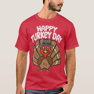 Happy Turkey Day Funny Erntedank 2022 Herbstwoche T-Shirt