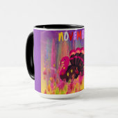 Happy Turkey Day Kaffeepause Tasse (Vorderseite Links)