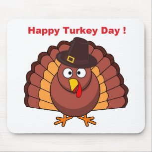 HAPPY TURKEY DAY MOUSEPAD