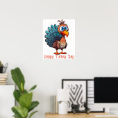Happy Turkey Day Poster (Heimbüro)