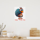 Happy Turkey Day Poster (Küche)