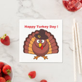 HAPPY TURKEY DAY SERVIETTE (Beispiel)