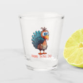 Happy Turkey Day Shot Glass Schnapsglas (Vorderseite)