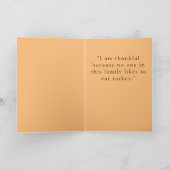 Happy Turkey Day (Version 2) Feiertagskarte (Innenseite)