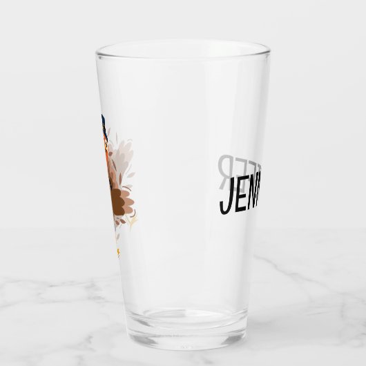 Happy Turkey Glas (Links)