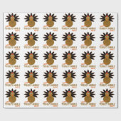 Happy Turkey Gobble Day Erntedank Geschenkpapier (Flach)