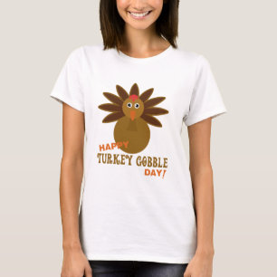 Happy Turkey Gobble Day Erntedank T-Shirt