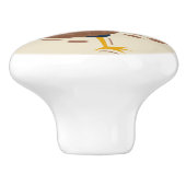 Happy Turkey Keramikknauf (Seitenansicht)