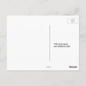 Happy Turkey Leg Drumstick Protein Vogel Postkarte (Rückseite)