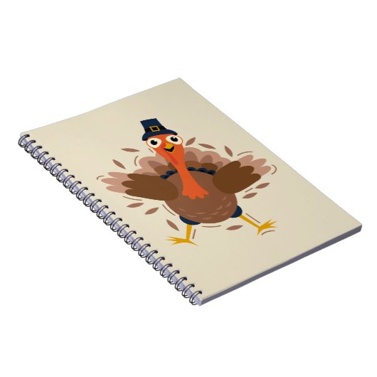 Happy Turkey Notizblock (Rechte Seite)