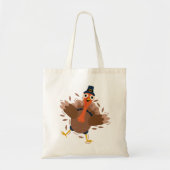 Happy Turkey Tragetasche (Vorne)