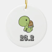 Happy Turtle 26,2 Keramikornament (Vorne)
