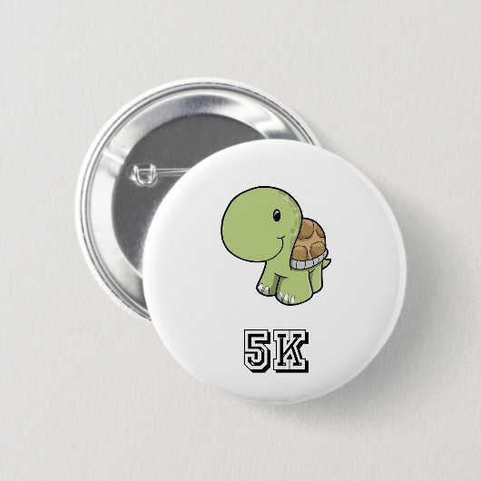Happy Turtle 5K Button (Vorne & Hinten)