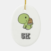 Happy Turtle 5K Keramik Ornament (Vorne)