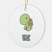 Happy Turtle 5K Keramik Ornament (Links)