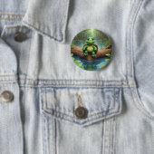 Happy Turtle Birthday Button (Beispiel)