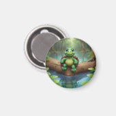 Happy Turtle Birthday Magnet (Vorderseite/Rückseite)
