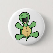 Happy Turtle Button (Vorderseite)
