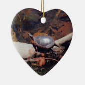 Happy Turtle Keramik Ornament (Rechts)