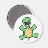Happy Turtle Magnet (Vorderseite/Rückseite)