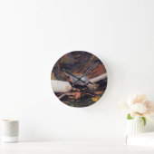 Happy Turtle Runde Wanduhr (Zuhause)